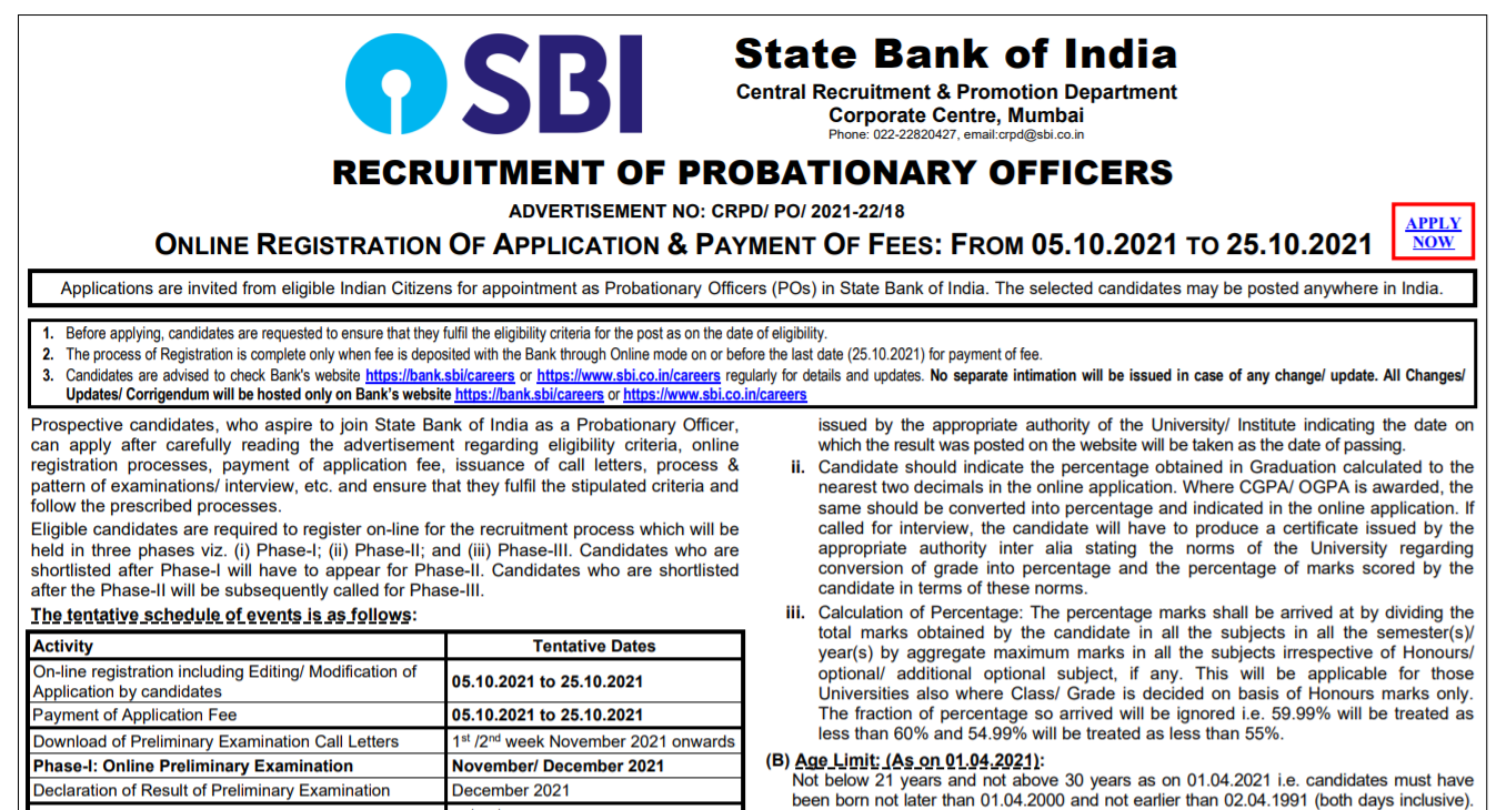 sbi po posts 2021.png